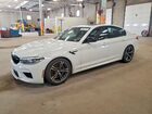 2019 Bmw M5 Base White vin: WBSJF0C57KB285807