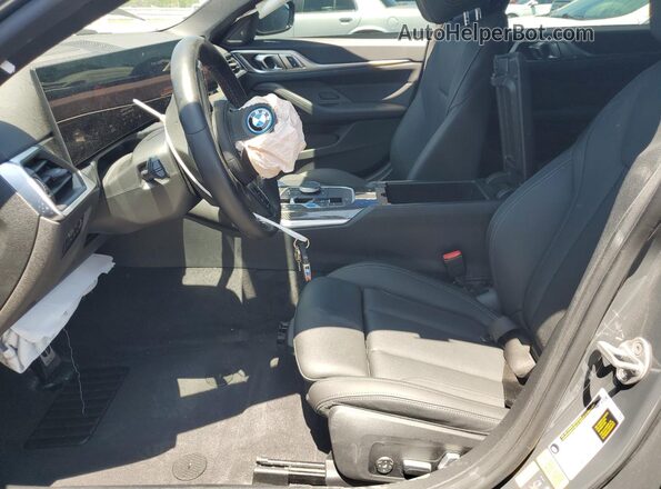 WBY33AW07PFR16357 2023 BMW I4 Gray Front interior view