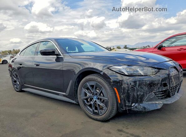 WBY43AW03RFS43977 2024 BMW I4 Black Front right