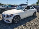 2016 Mercedes-benz C 300 4matic Белый vin: WDDWF4KB4GR143592