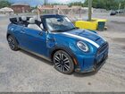 2022 Mini Convertible Cooper S Blue vin: WMW43DL02N3N45969