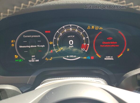 WP0AC2A97TS287012 2026 PORSCHE 911 Зеленый Вид щитка приборов