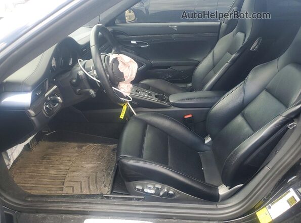 WP0AD2A90HS166455 2017 PORSCHE 911 Black Вид салону спереду