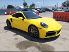 2022 Porsche 911 Turbo/turbo S Желтый vin: WP0AD2A91NS255219