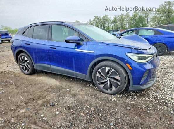 WVGTMPE23MP021910 2021 VOLKSWAGEN ID.4 Blue Front right