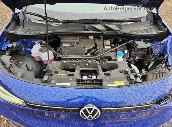 WVGTMPE23MP021910 2021 VOLKSWAGEN ID.4 Blue Rear interior view