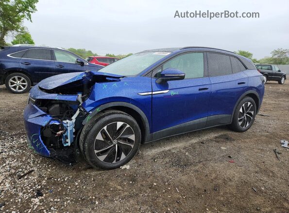 WVGTMPE23MP021910 2021 VOLKSWAGEN ID.4 Blue Front left