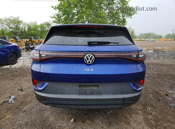 WVGTMPE23MP021910 2021 VOLKSWAGEN ID.4 Blue Rear view