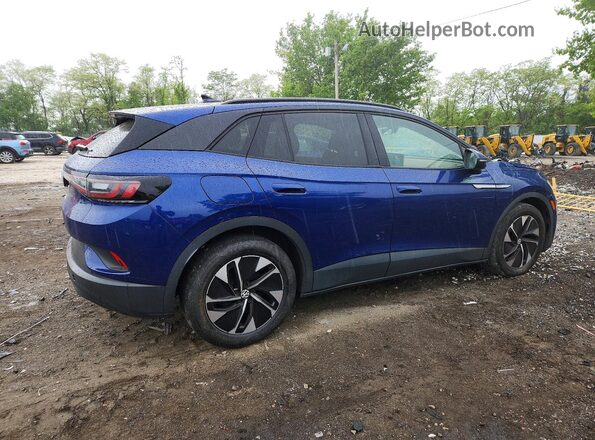 WVGTMPE23MP021910 2021 VOLKSWAGEN ID.4 Blue Rear right