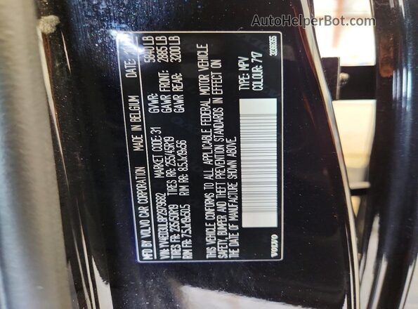 YV4ED3UL8P2979682 2023 VOLVO XC40 Black VIN sticker view