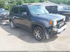 2017 Jeep Renegade Latitude 4x4 Gray vin: ZACCJBBB1HPF46252