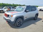 2017 Jeep Renegade Trailhawk Silver vin: ZACCJBCB6HPE90677