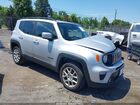 2020 Jeep Renegade Latitude 4x4 Silver vin: ZACNJBBB6LPM00444