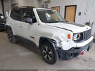 2020 Jeep Renegade Trailhawk 4x4 White vin: ZACNJBC12LPL76441