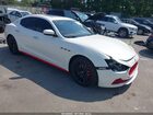 2017 Maserati Ghibli S White vin: ZAM57RSL5H1226517