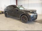 2018 Alfa Romeo Stelvio Ti Sport Awd Черный vin: ZASFAKNN5J7B98677