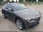 2018 Alfa Romeo Stelvio Ti Sport Awd Gray vin: ZASFAKNNXJ7B98948