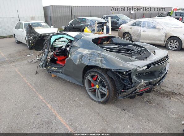 ZFF99SLA3R0303429 2024 FERRARI 296 GTB Gray Rear left