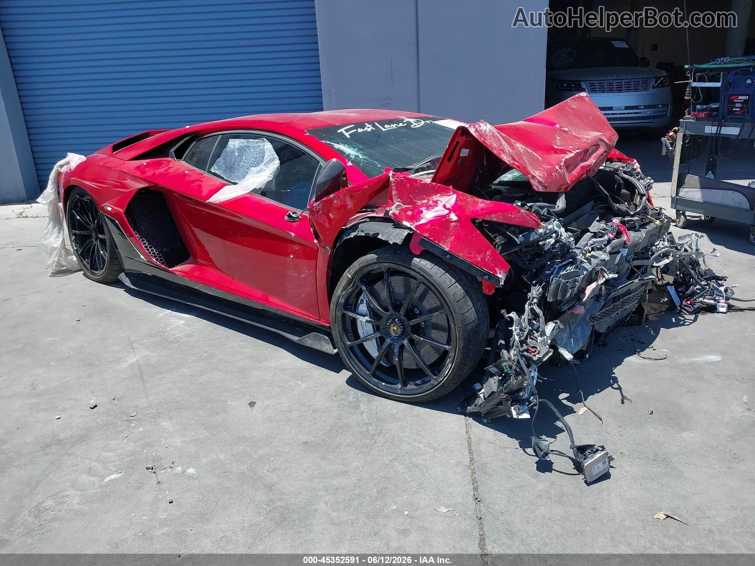 ZHWUP8ZD1NLA11073 — 2022 LAMBORGHINI AVENTADOR | AutoHelperBot