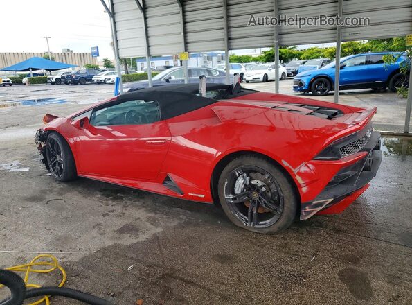 ZHWUT5ZF3NLA18778 2022 LAMBORGHINI HURACAN Red Trasero izquierdo