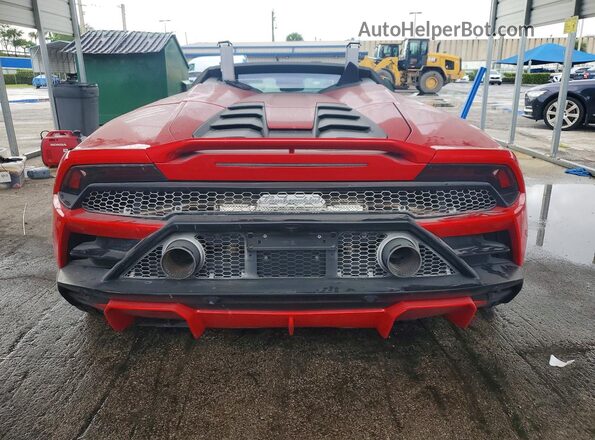 ZHWUT5ZF3NLA18778 2022 LAMBORGHINI HURACAN Red Vista trasera