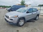 2017 Jeep Cherokee Sport Silver vin: 1C4PJMAB0HW655335