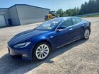 2016 Tesla Model S Blue vin: 5YJSA1E16GF148422