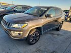 2018 Jeep Compass Trailhawk Gray vin: 3C4NJDDB5JT451662