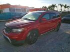 2018 Dodge Journey Crossroad Red vin: 3C4PDCGBXJT252063