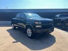 2022 Chevrolet Silverado Ltd C1500 Custom Black vin: 3GCPWBEKXNG147996