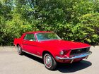 1968 Ford Mustang 2d Red vin: 8R01C104290