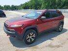 2016 Jeep Cherokee Trailhawk Red vin: 1C4PJMBS8GW285295