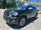 2019 Toyota Sequoia Limited Black vin: 5TDJY5G14KS167454