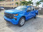 2025 Chevrolet Silverado C1500 Custom Blue vin: 3GCPABEK2SG297739