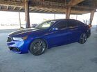 2018 Acura Tlx Tech+a Синий vin: 19UUB2F63JA010764