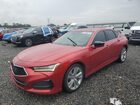 2021 Acura Tlx Technology Red vin: 19UUB5F49MA014726