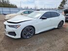 2021 Acura Tlx Tech A White vin: 19UUB6F50MA800638