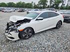 2017 Honda Civic Exl White vin: 19XFC1F77HE017862