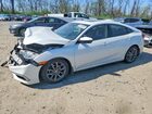 2019 Honda Civic Exl White vin: 19XFC1F7XKE201393