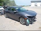 2016 Honda Civic Lx Gray vin: 19XFC2F53GE226809