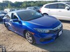 2016 Honda Civic Lx Blue vin: 19XFC2F54GE014971
