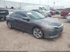 2016 Honda Civic Lx Gray vin: 19XFC2F56GE024238