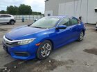 2017 Honda Civic Lx Blue vin: 19XFC2F56HE075305
