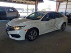 2018 Honda Civic Lx White vin: 19XFC2F5XJE209478