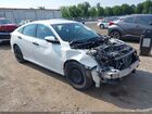 2021 Honda Civic Lx White vin: 19XFC2F61ME200410
