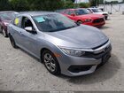 2018 Honda Civic Lx Silver vin: 19XFC2F66JE001283