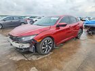 2019 Honda Civic Red vin: 19XFC2F6XKE045451