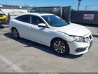 2018 Honda Civic Ex White vin: 19XFC2F72JE208309