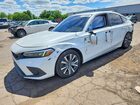 2024 Honda Civic Exl White vin: 19XFL1H71RE027754