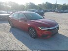 2022 Honda Insight Touring Red vin: 19XZE4F94NE008865